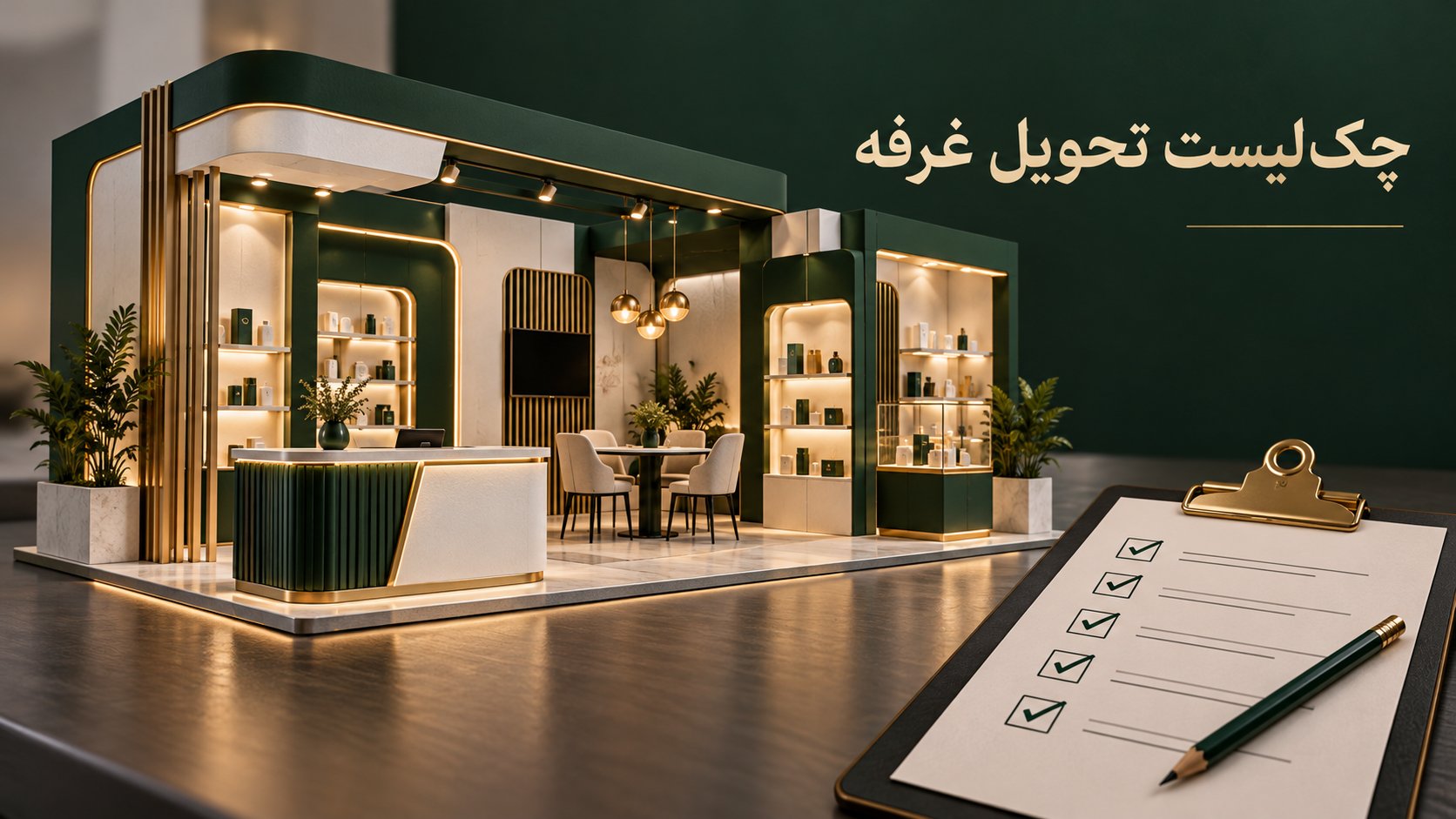 چکلیست تحویل غرفه نمایشگاهی؛ پیش از افتتاح چه چیزهایی را بررسی کنیم؟